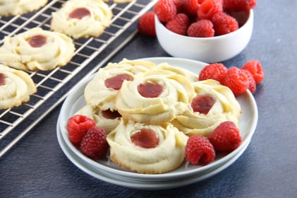Raspberry Butter Cookies Recipe