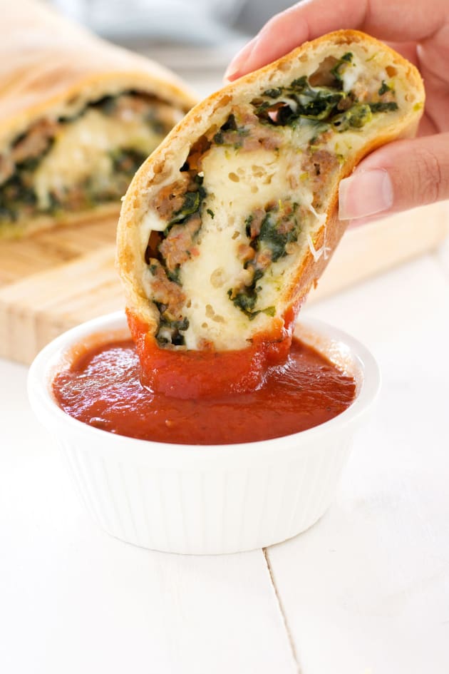 Stuffed Spinach Bread Food Fanatic