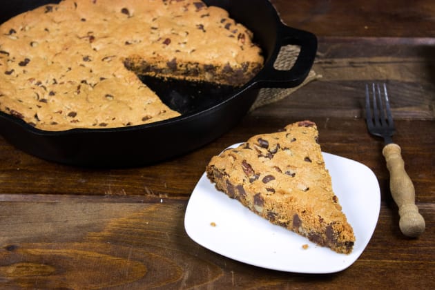 Cast Iron Chocolate Chip Cookie Image