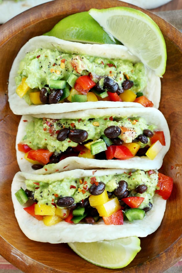 Guacamole Veggie Tacos Pic