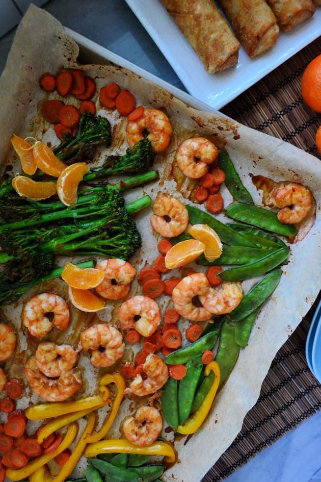 Sheet Pan Shrimp StirFry Recipe Food Fanatic