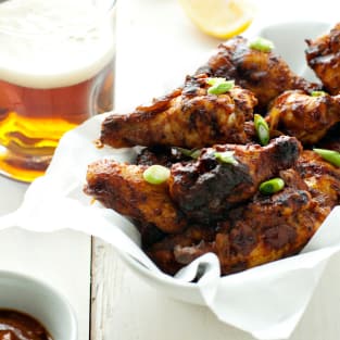 New orleans style barbecue chicken wings
