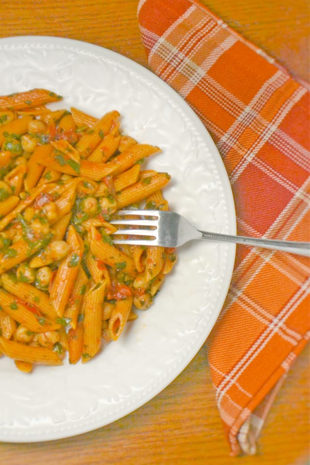 Pasta with Spinach and Beans Food Fanatic