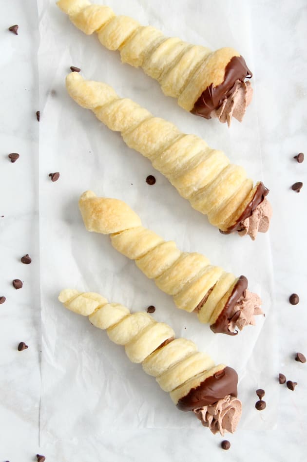 Chocolate Cream Horns Image