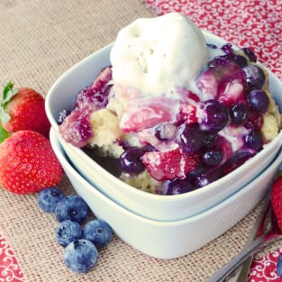 Slow cooker cobbler photo