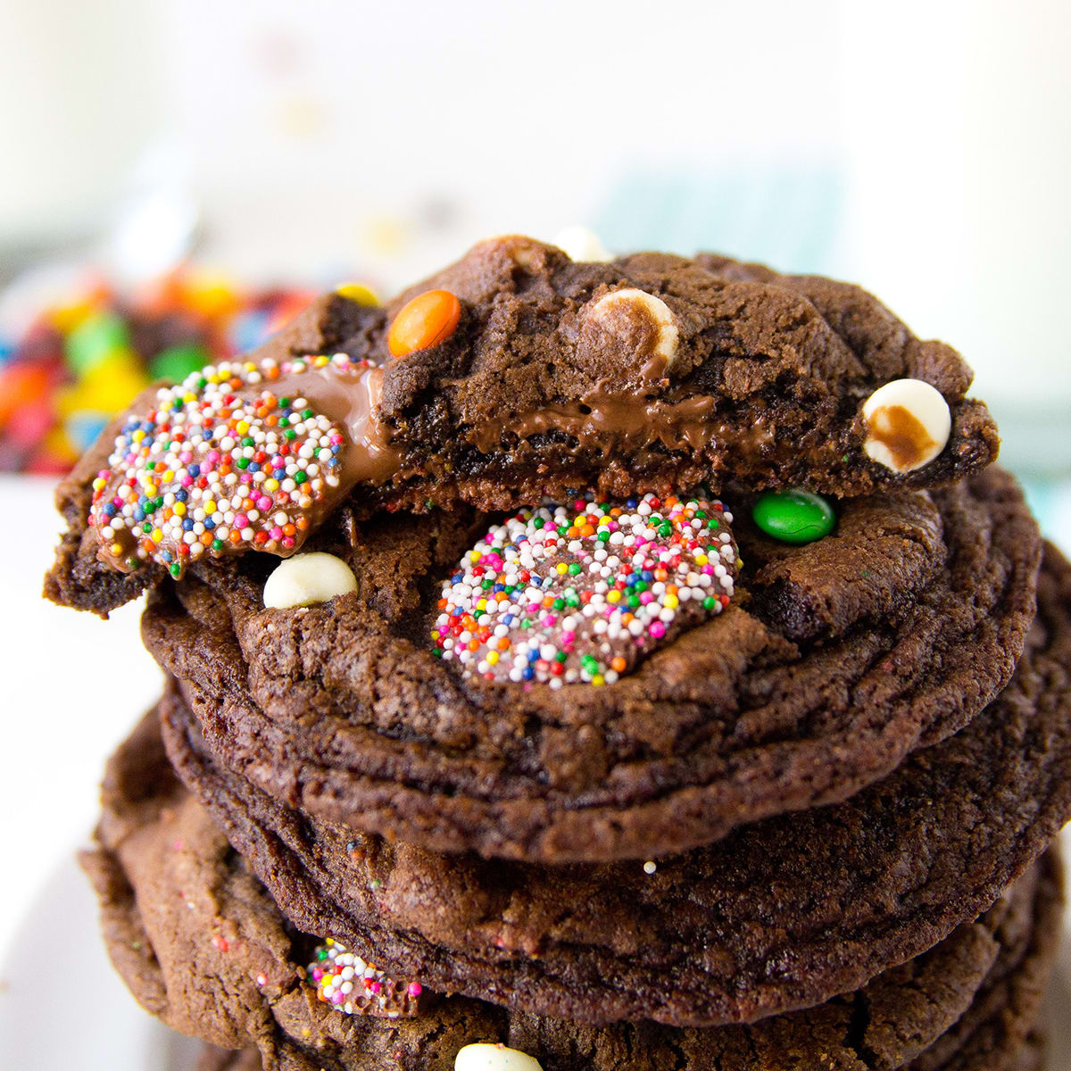 Chocolate Birthday Cake Cookies Recipe Food Fanatic