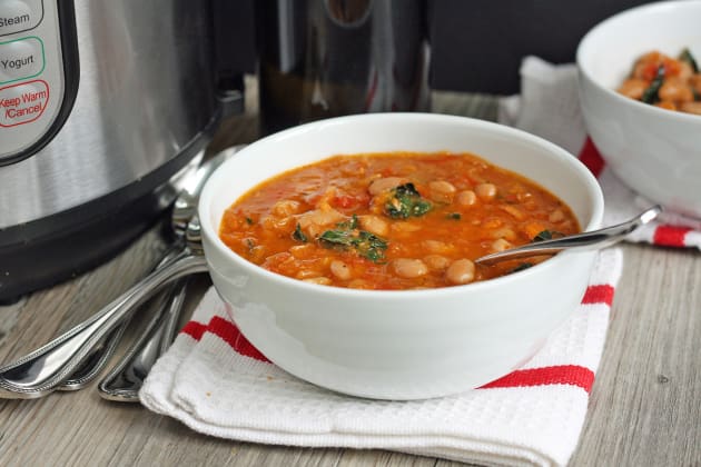 Tomato and Cannellini Bean Soup Recipe - Food Fanatic