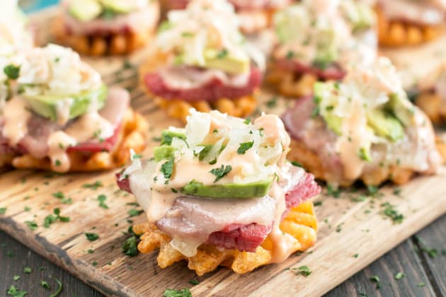 Avocado Reuben Bites Recipe  Food Fanatic