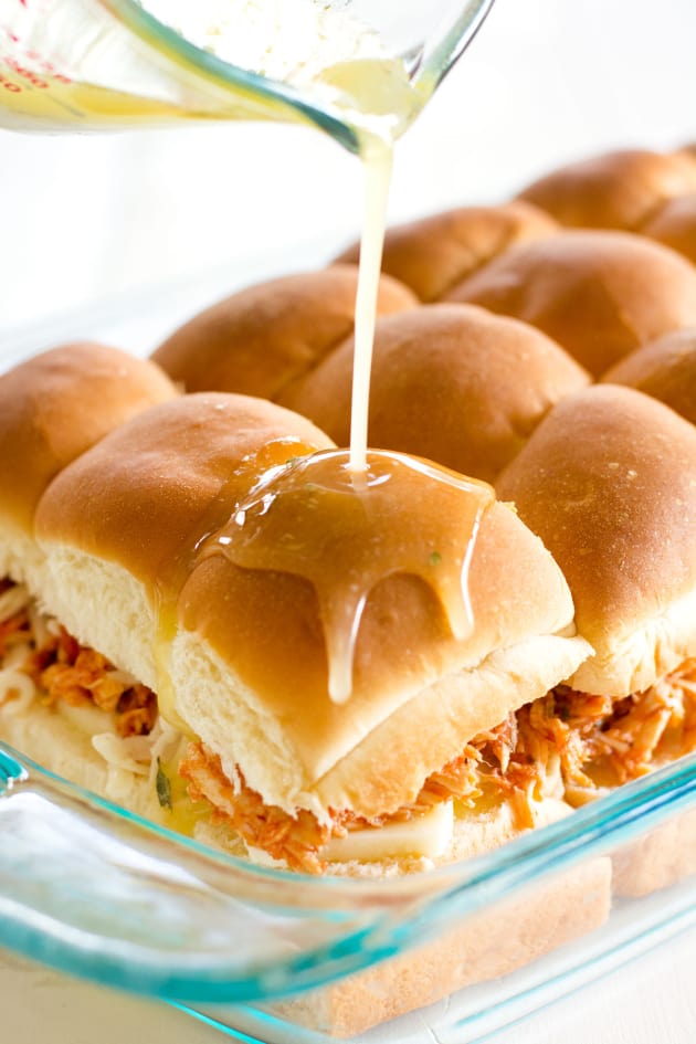 Slow Cooker Chicken Parmesan Sliders Pic