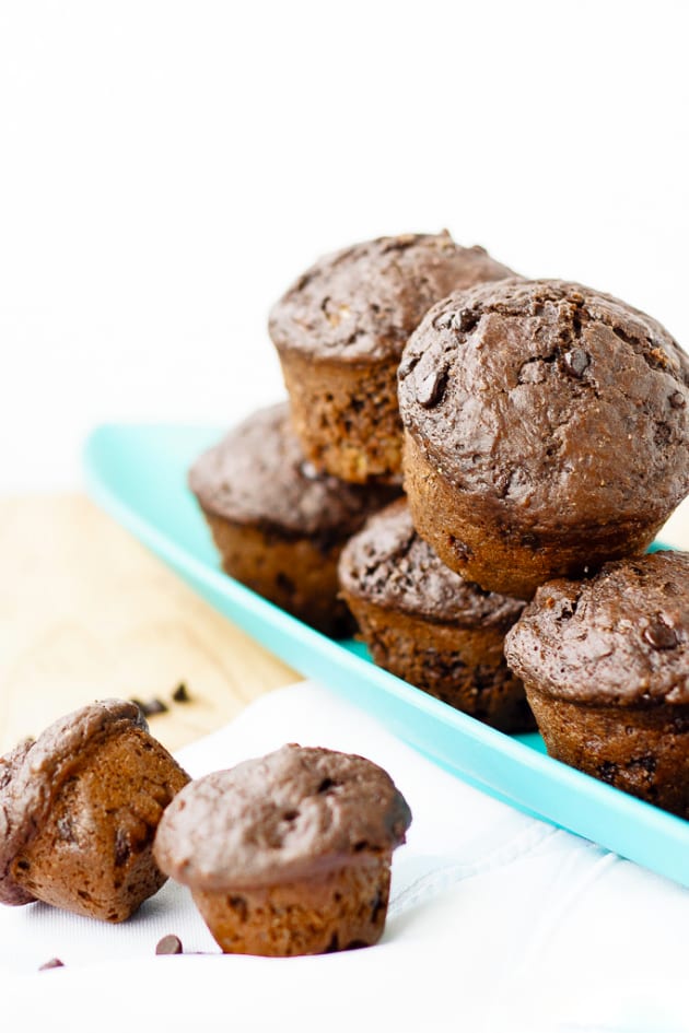 Healthy Chocolate Muffins - Food Fanatic