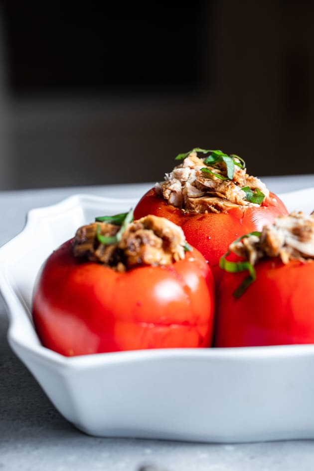 Tuna Stuffed Tomatoes Recipe Food Fanatic