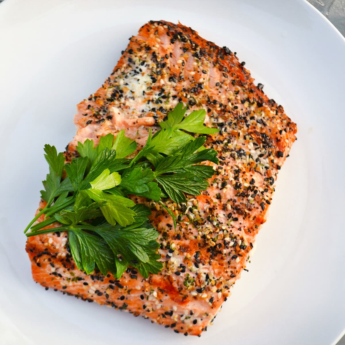 Roasted Salmon With Everything Bagel Spice Recipe Food Fanatic