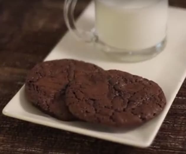Chocolate Cookies and Milk