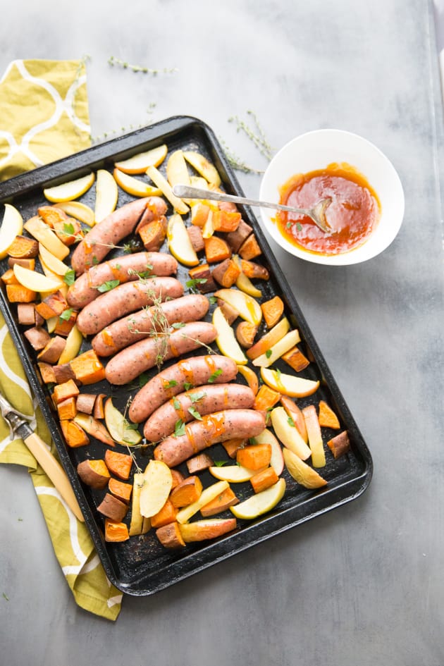 Sheet Pan Sausage Dinner Picture - Food Fanatic