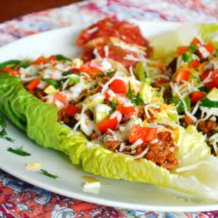 Taco salad boats photo