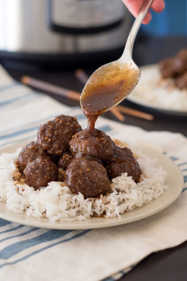 Instant Pot Gluten Free Teriyaki Meatballs Picture