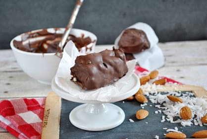 Homemade Almond Joy Bars