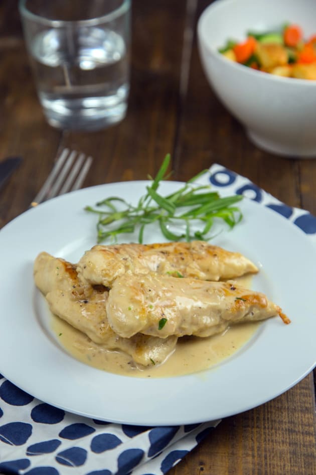 Chicken in Mustard Tarragon Sauce Pic