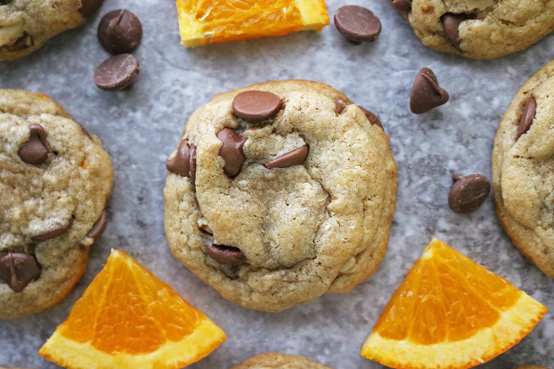 Orange chocolate on sale chip cookies