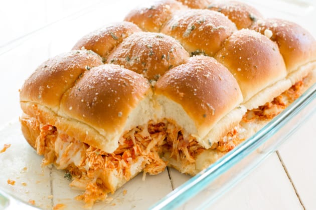 Slow Cooker Chicken Parmesan Sliders Photo
