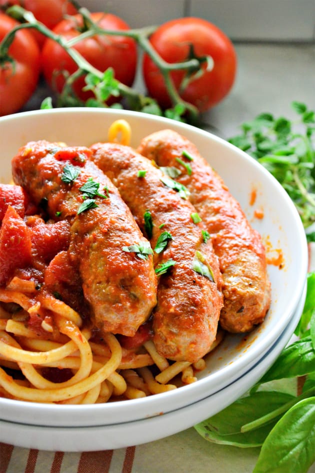 Instant Pot Italian Sausage Bell Pepper Sauce Recipe - Food Fanatic