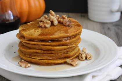 Whole Grain Pumpkin Pancakes Recipe
