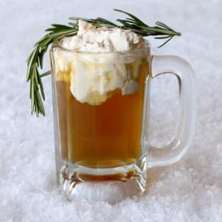 Hot buttered whiskey