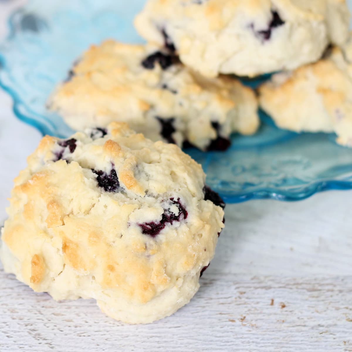 Homemade Starbucks Lemon Blueberry Scones Recipe Food Fanatic