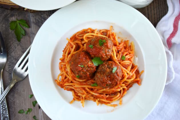 Gluten Free Baked Italian Meatballs Photo