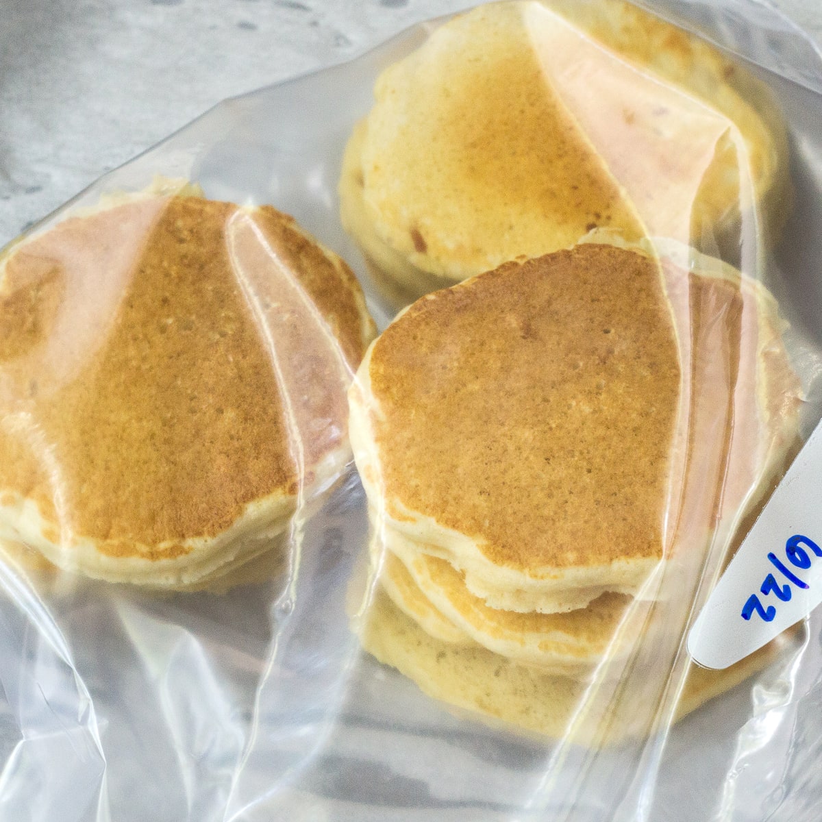 Freezing pancakes shop