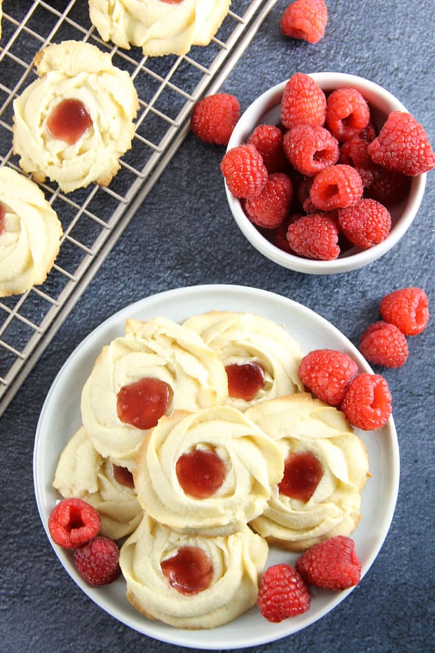 Raspberry Butter Cookies Image