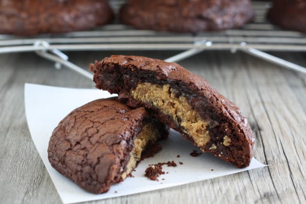 Chocolate Peanut Butter Cookies Recipe - Food Fanatic