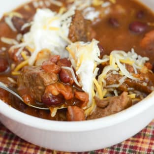 Slow cooker pumpkin stew photo