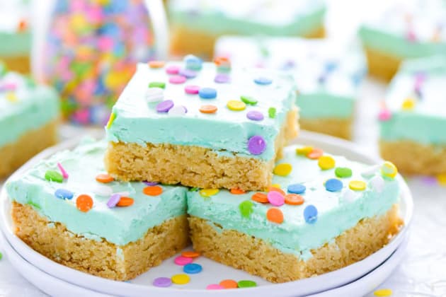 Gluten Free Sugar Cookie Bars Image - Food Fanatic
