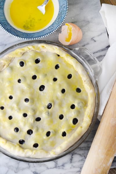 Blueberry Basil Pie