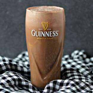 Chocolate guinness float photo