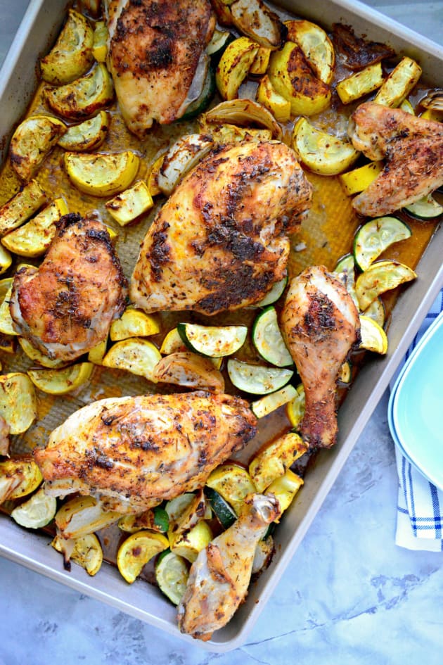 Sheet Pan Chicken and Squash Dinner Picture