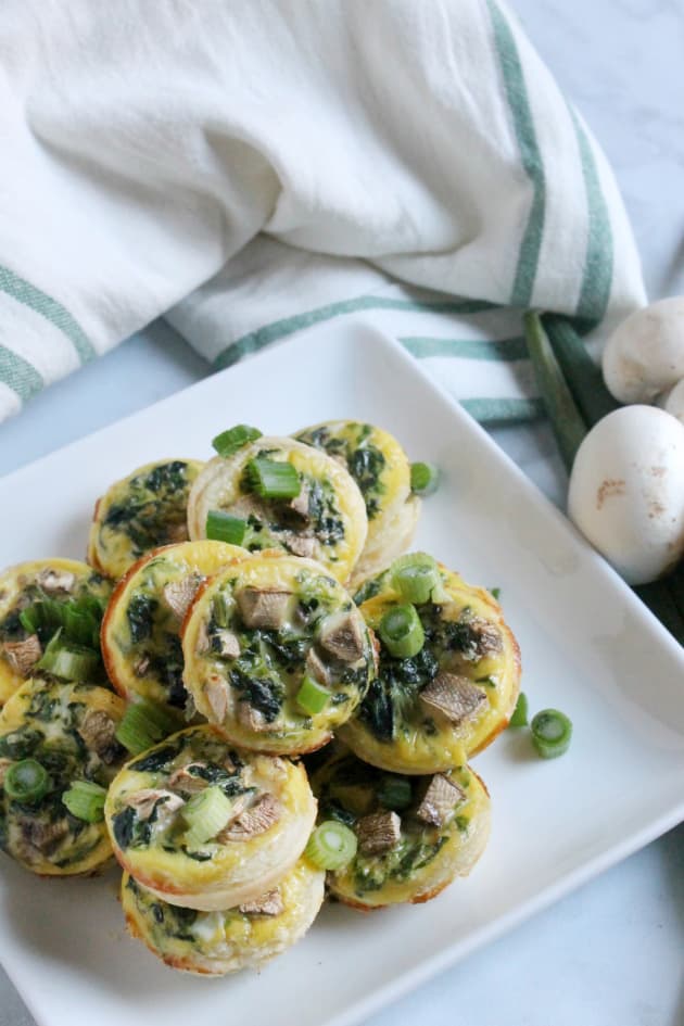 Spinach Mushroom Quiche Bites Picture