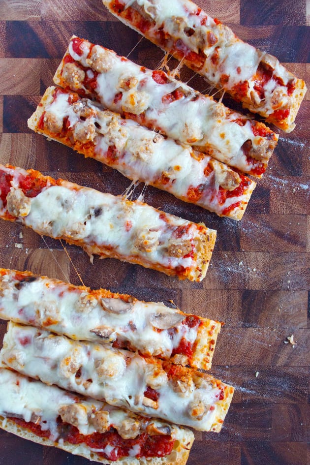 Ciabatta Pizza Sticks - Food Fanatic