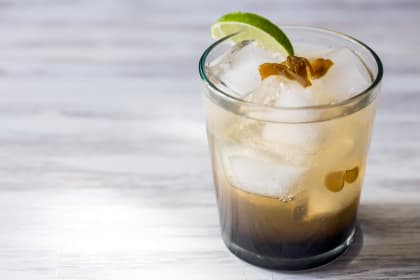 Spicy Ginger Rum Cocktail & KitchenIQ Giveaway!
