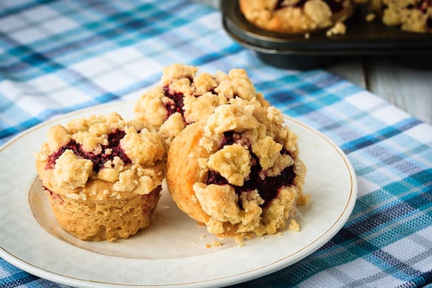 Peanut Butter and Jelly Muffins Recipe - Food Fanatic