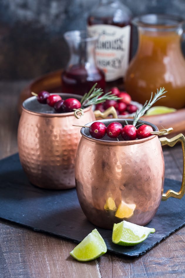 Cranberry Cider Mule - Food Fanatic