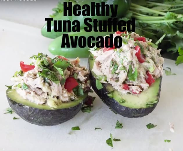 Healthy Stuffed Avocados