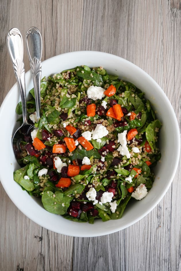 Roasted Beet and Carrot Quinoa Salad Recipe Food Fanatic