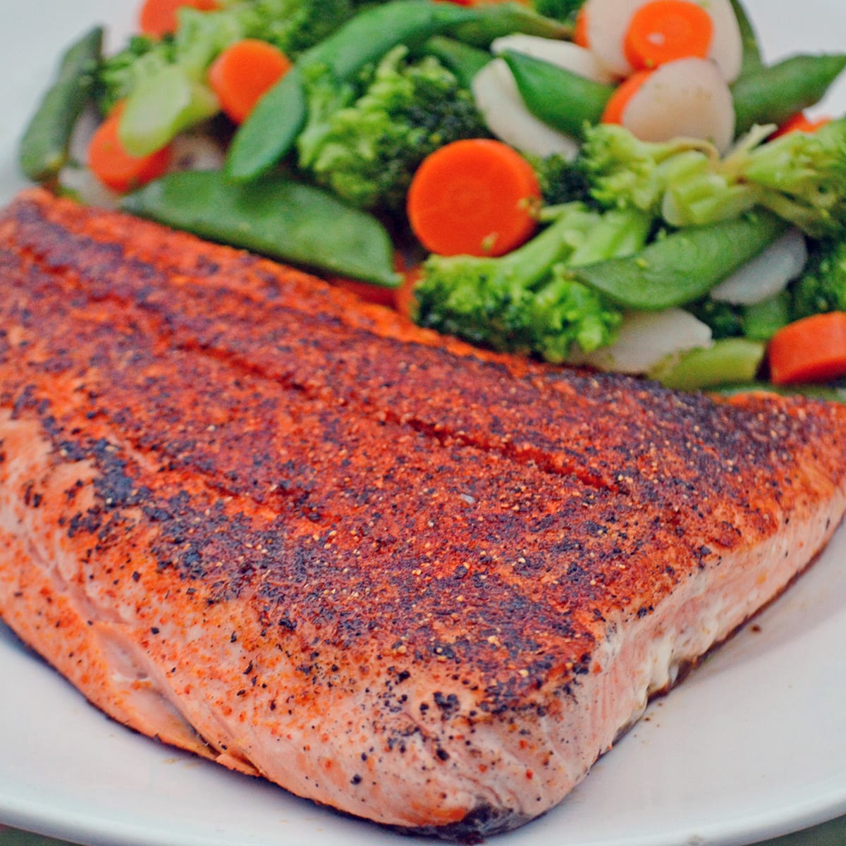 3 Ingredient Blackened Salmon Recipe Food Fanatic