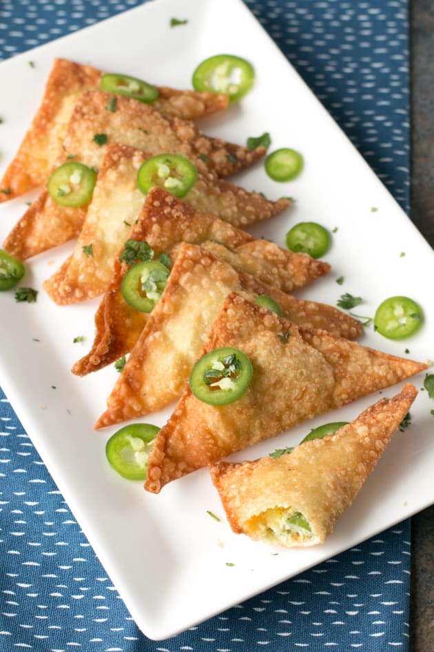 Jalapeño Avocado Cream Cheese Wontons Image