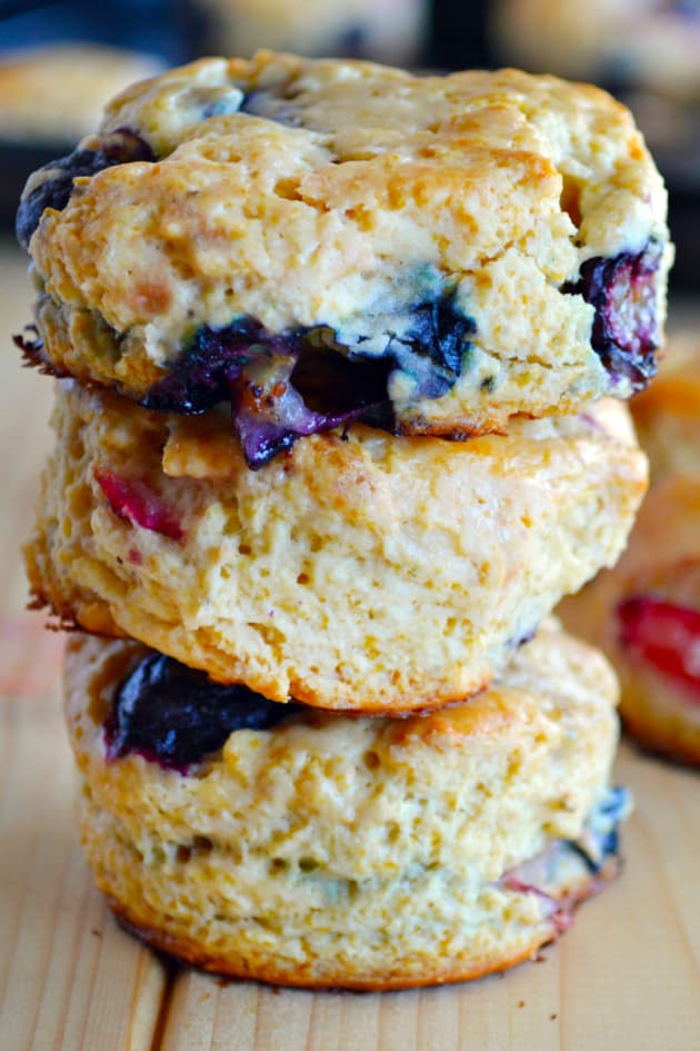 Mixed Berry Biscuits Picture
