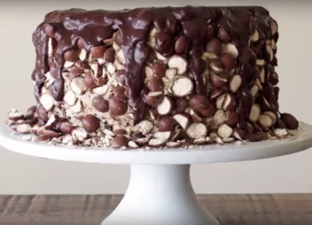 Triple Malt Chocolate Cake