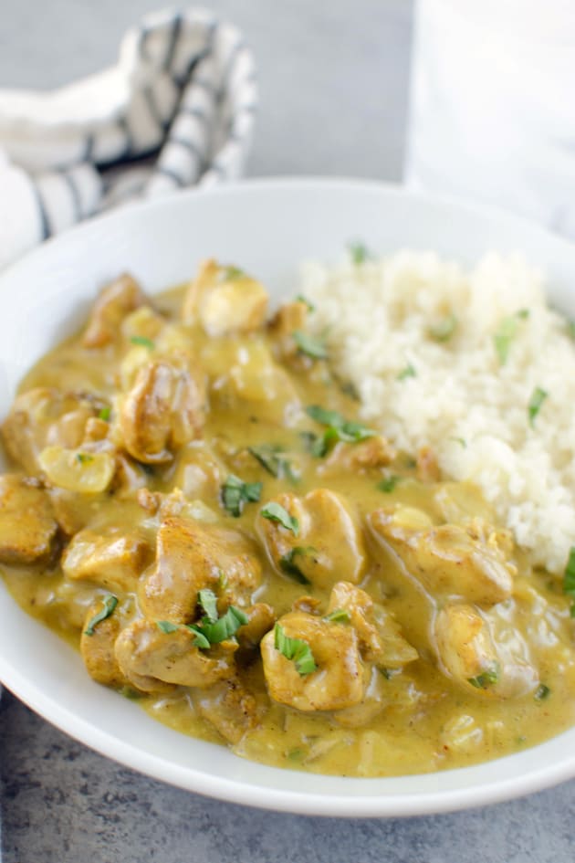 Paleo Basil Chicken Coconut Curry Picture - Food Fanatic