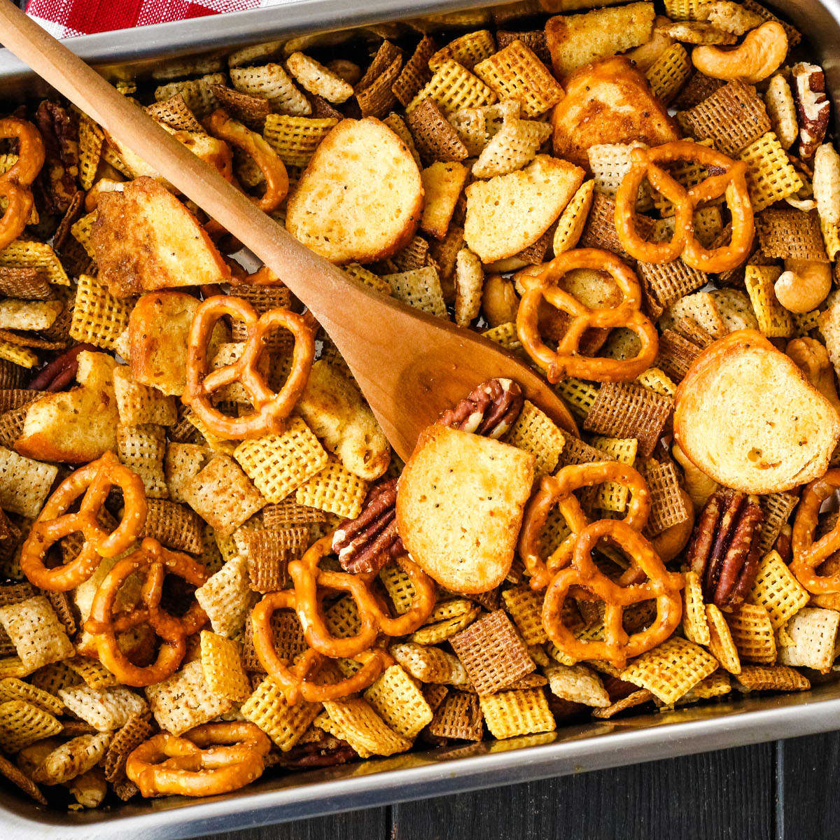 Toaster Chex Mix - Food Fanatic